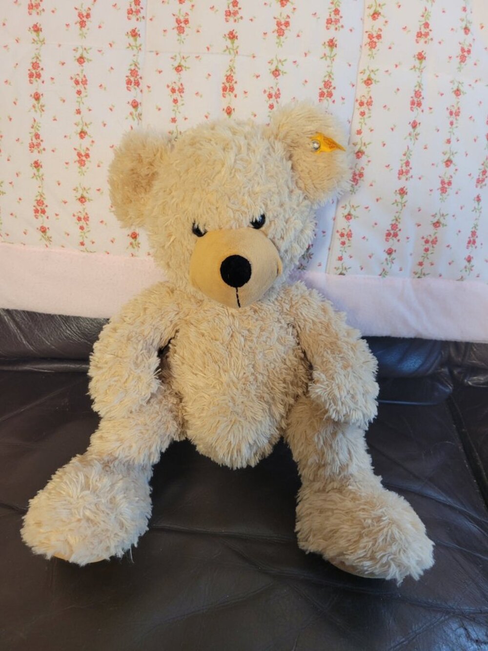 Steiff Fynn Teddy Bear Handmade With Button Ear Tag Plush Germany Stuffed Animal